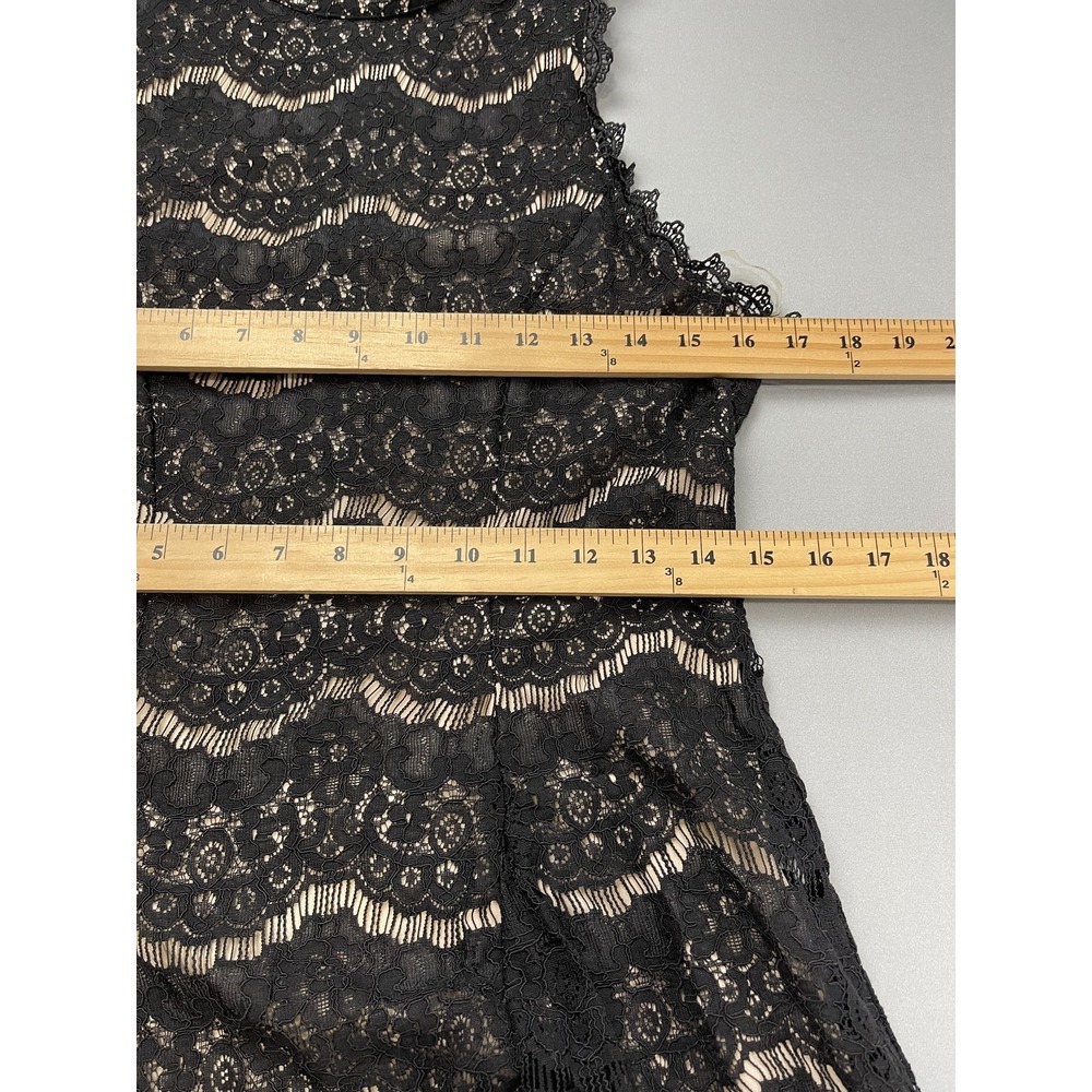 Trixxi Womens Dress Medium Black Lace Coquette Goth Emo Hoco Formal - Picture 5 of 10